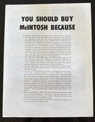 Original McIntosh C 28 Solid State Stereo Preamplifier Owners Manual,plus Extras