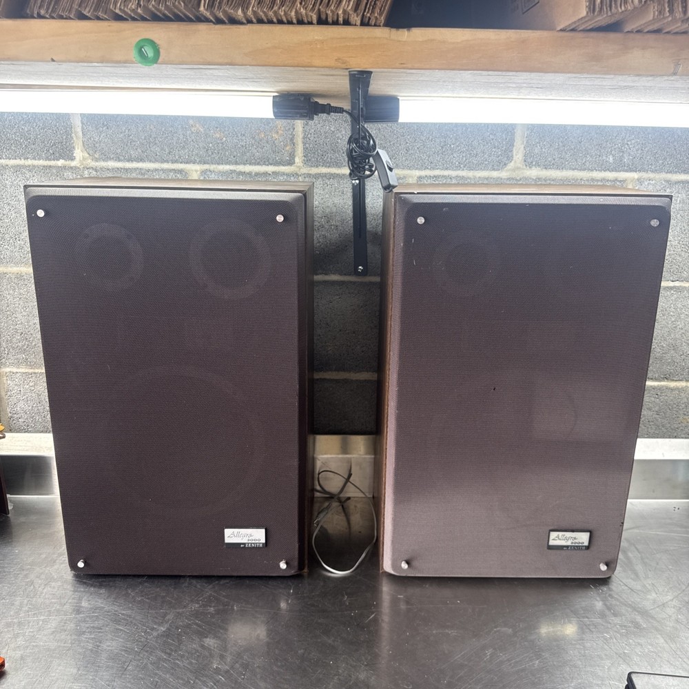 Set vintage Zenith Allegro 3000 Speakers Mc3000