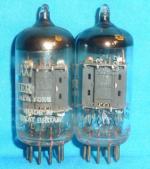 2-Mullard 12AX7 ECC83 Labeled for Fisher Vintage Electronics