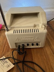 Magnavox 4.5″ Screen Black White Analog BH 3907 Vintage Portable VHF UHF 1988