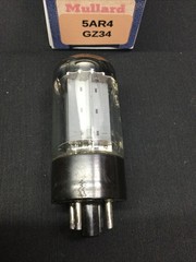 EXCELLENT Mullard Vintage 5AR4 GZ35 Rectifier VACUUM TUBE Tested STRONG I.9051
