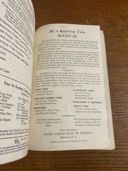 1950s RCA Receiving Tube Manual RC-17