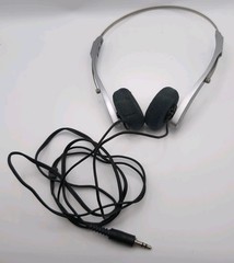 Vintage Japan Made Dynamic Microphones & Lightweight Stereo Headphones Set 3.5mm