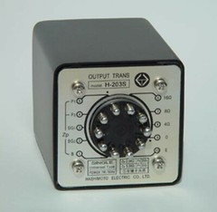 A pair of Hashimoto H-203S Output Transformer 7W Single 2.5K,3.5K/16,8,4
