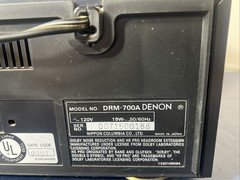 Denon DRM-700A For parts or restoration – Cosmetically good – See video – Japan