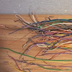 *OEM PARTS* PIONEER SX-1050 *HUGE LOT OF COLOR CODED WIRES*