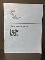 1976 FCC Rules & Regs Amateur Radio Service Citizens Radio Disaster Comm Vintage