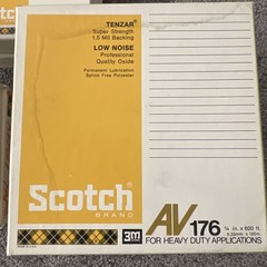Vintage Reel to Reel Tape Lot 30 Scotch AV176 Reels ~18,000’ Untested Heavy Duty