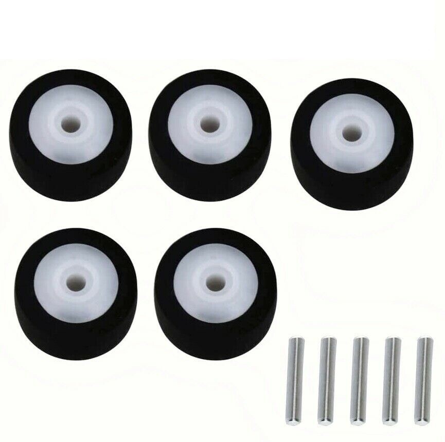 5PCS 13×8.3X6.3x2mm Pinch Roller with Metal Axle for Akai Sony Sharp Sanyo
