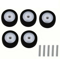5PCS 13×8.3X6.3x2mm Pinch Roller with Metal Axle for Akai Sony Sharp Sanyo