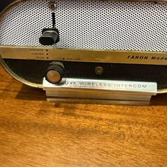 Vintage Fanon Model FW-50 Deluxe Wireless Intercom Mid-Century untested