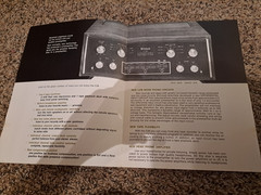 ORIGINAL Mcintosh C-28 Stereo Preamplifier Dealer Spec Catalog Sheet Vintage
