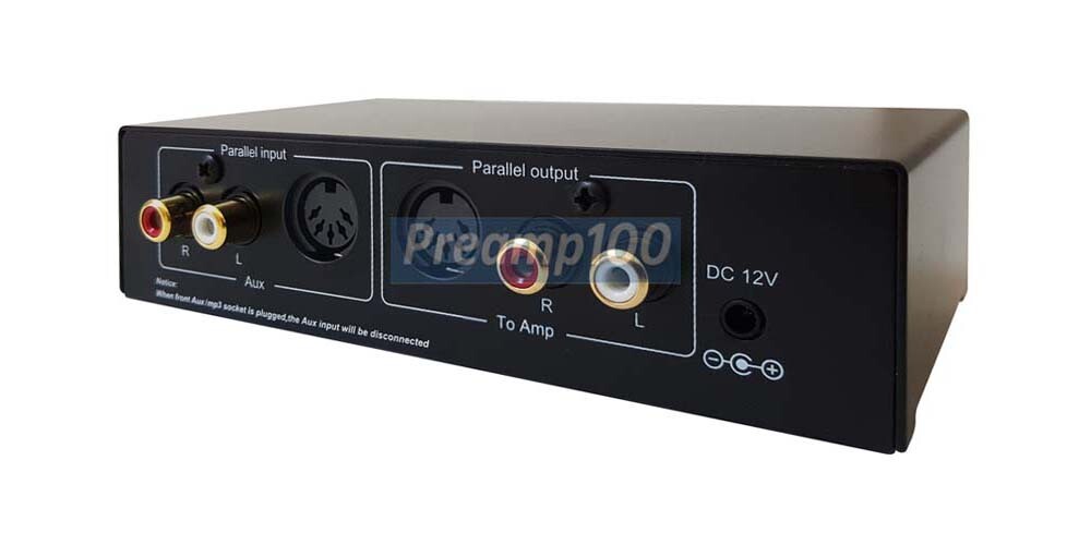 Premium Stereo Amp/Preamp With 20dB High Gain – External Volume Controller