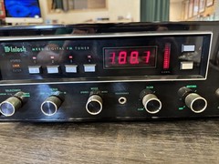 Vintage Mcintosh MR80 FM Tuner with original double box – See Demo Video