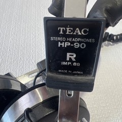 TEAC HP-90 Imp8 Dynamic Stereo Headphones Vintage Working/tested