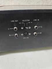 Sony TC-186SD Stereo Cassette Deck for Parts Or Repair Silver Faced Wooden Sides
