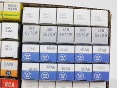 6CE5 6BC5 6AK6 6DK6 5670W 6EA8 5726 Vintage NOS Tubes (lot of 80)