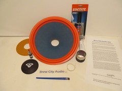 12″ 4 Ohm BLUE CONE Recone Kit for Cerwin Vega 122w4 woofer 12tr 12t R-123 312