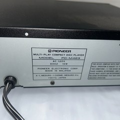 Pioneer PDM-423 Multi Disc CD Player Vintage Audio Component w/ Manual Untested