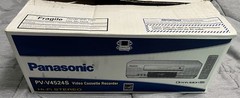 Panasonic BLUE LINE PV-V4524S 4 Head Hi-Fi Omnivision VHS VCR W/ BOX & Remote