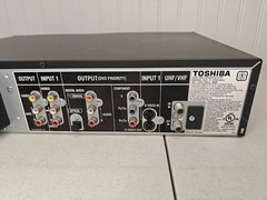 TESTED Toshiba D-VR650KU DVD VCR Recorder VHS Cassette Tape Player Combo Dubbing