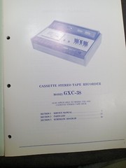 AKAI GXC-38 GXC-44D Cassette Deck Service Manual TEAC Pioneer Roberts Sony