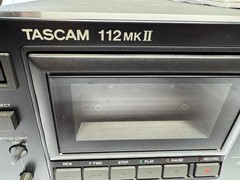 Tascam 112MK II rack-mountable 2-head stereo professional cassette deck