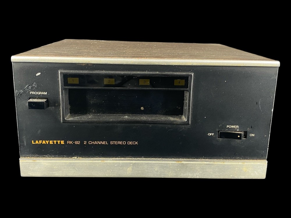 Vintage Lafayette RK-82 2-Channel Stereo 8-Track Deck Japan