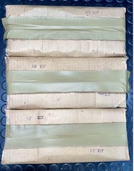 4 Reels Dial Cord Radio, different Cal. 1.5mm, 7mm, 6mm, and 5mm. NOS Heavy cord