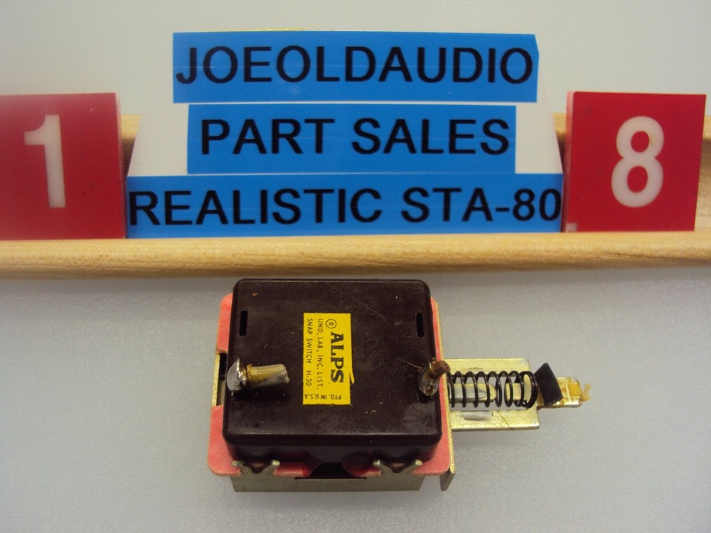 Realistic STA-80 Receiver ALPS ON/OFF Switch. Tested Parting Out Entire STA-80
