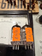 2x 6J1P (6J1 EF95 6AK5 6F32) GOLD GRID (NEW Little Dot Amp) MATCHED PAIR #3 1976