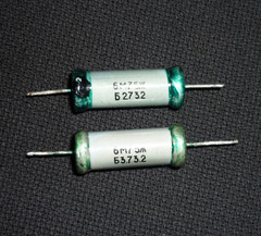 2pcs. 6.75MOhm ±0.05% MPX / МРХ High precision Resistor USSR SILVER-PLATED PINS