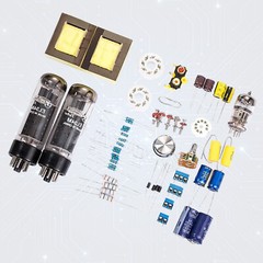HiFi EL34 Vacuum Tube Amplifier Class A Single-ended Stereo Audio Amp DIY Kit