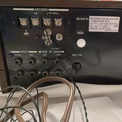 Sony STR-7015 Vintage FM Stereo FM-AM Receiver w/ Wood Case Cabinet