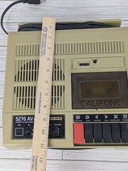 VINTAGE CALIFONE 5270 AV 10W TAPE Cassette RECORDER PLAYER Works