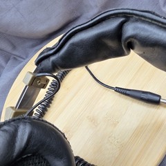 Vintage 70s Old School Realistic Nova 40 Headphones Over The Ear – Works
