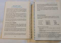 Vtg Hewlett Packard HP 15C Scientific Calculator w Case w Spiral Handbook 1985