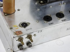 Allen Organ Vintage 6L6GC 6SN7GT Tube Audio Amplifier (original, untested)