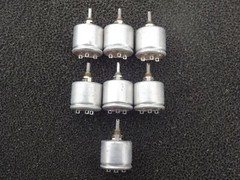 Vintage Ohmite Variable Resistor 2500 Ohm RP071SB252KK (lot of 7 pcs)