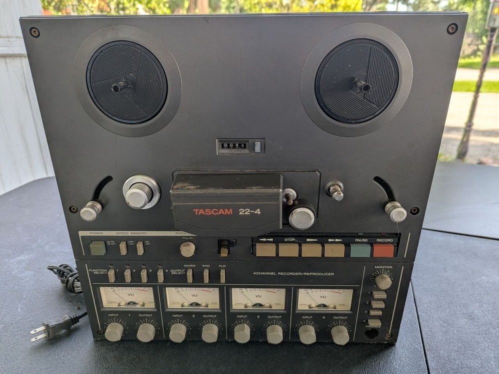Vintage TASCAM 22-4 Reel To Reel Tape Deck 4-Channel Recorder Parts Repair – RE