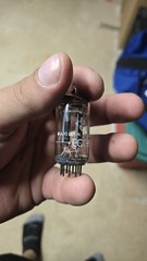 NOS NIB Telefunken ECC83/12AX7 Long Ribbed Plate Diamond Bottom Strong
