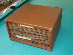 Vintage 1940’s Motorola 7VT5R, Red 7″ Portable TV, #2