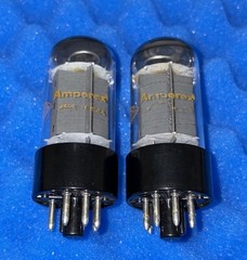 TWO Amperex 7591A Tubes / Amplitrex Tested STRONG 💪 +100% / Within 2% Gm Match