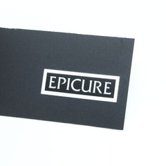 Epicure logo badge Sticker Decal waterproof 39mm(1.54″) X 13mm(0.51″)