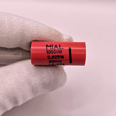 Mial 100nF 0.1uF 250V vintage audio capacitor NOS polystyrene, great sound