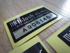 McINTOSH MC275 AMPLIFIER TRANSFORMERS DECAL LABEL STICKER SET – New Repro