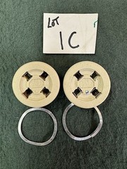 2 Ceramic Amphenol Chicago 4 pin Sockets for 45 2A3 71A 80 300B amplifier tubes
