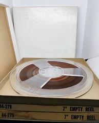Lot Of 10 Used 7″ Very Good Condition Reel To Reel Assorted Brands & Box Aged