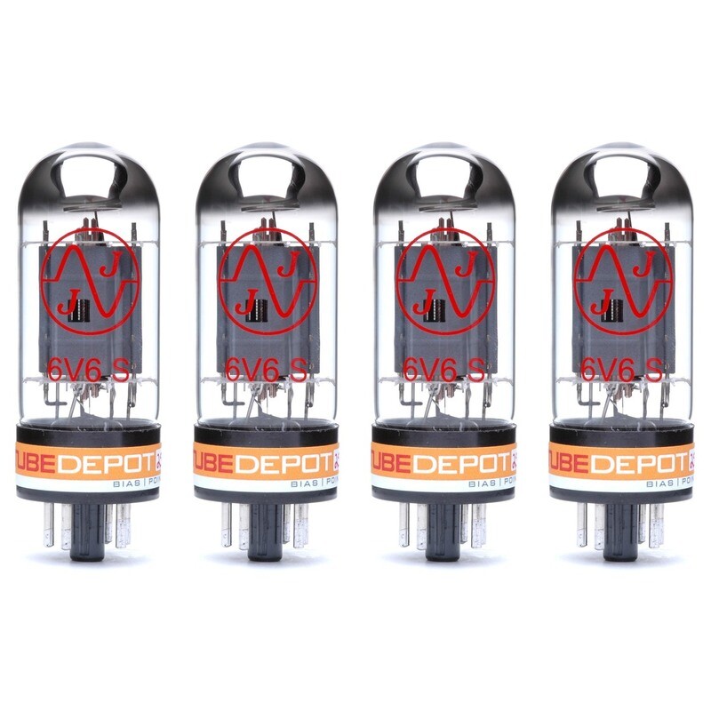 Quad of JJ 6V6S Power Vacuum Tube