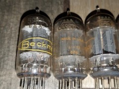 Lot of 4 VINTAGE Beckman 5963 Vacuum Tubes UNTESTED ESTATE FIND! FREE SHIPPING!